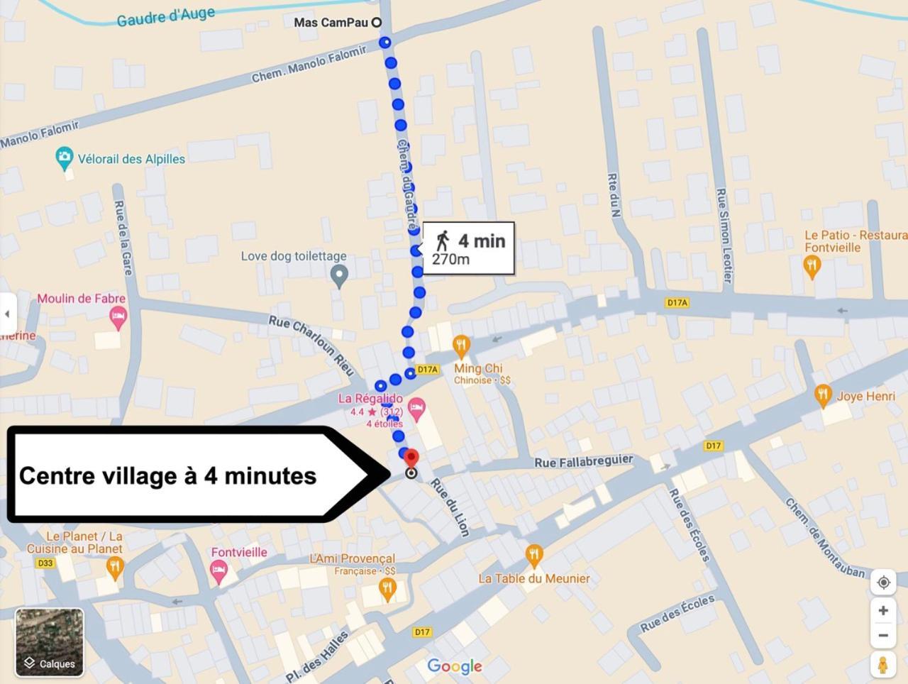 Mas Campau Bed & Breakfast ฟองต์วิลเย ภายนอก รูปภาพ